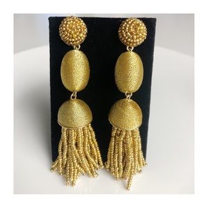 BAUBLEBAR | Gold Tone Tamsin Drop Pierced Earrings